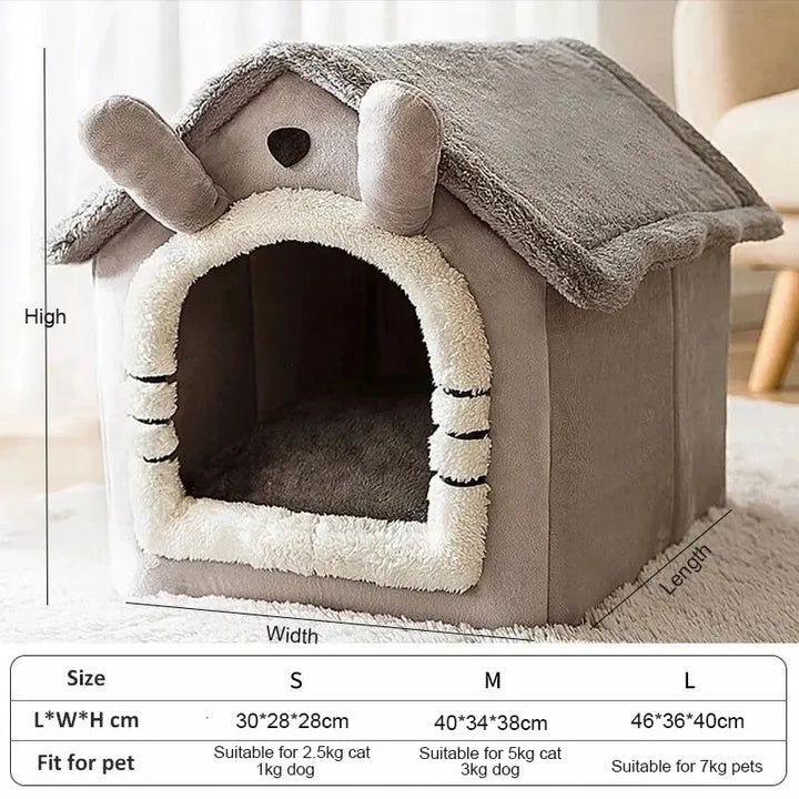 Tent House Dog & Cat Bed